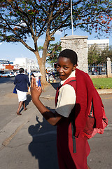 Image showing Street in Bulawayo Zimbabwe