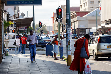 Image showing Street in Bulawayo Zimbabwe