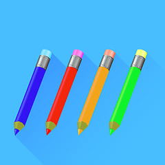 Image showing Pencils