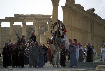 Image showing SYRIA PALMYRA ROMAN RUINS