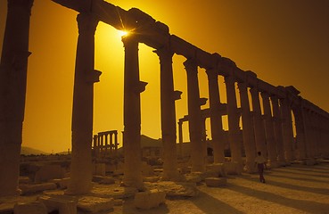 Image showing SYRIA PALMYRA ROMAN RUINS