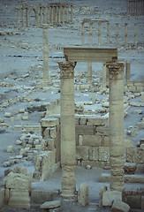 Image showing SYRIA PALMYRA ROMAN RUINS