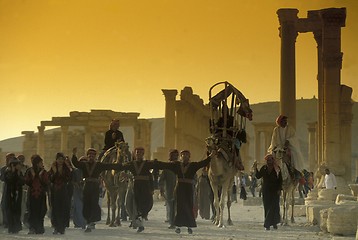 Image showing SYRIA PALMYRA ROMAN RUINS