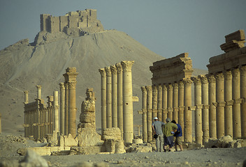 Image showing SYRIA PALMYRA ROMAN RUINS