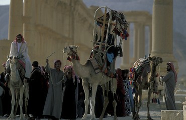 Image showing SYRIA PALMYRA ROMAN RUINS