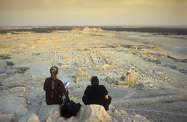 Image showing SYRIA PALMYRA ROMAN RUINS