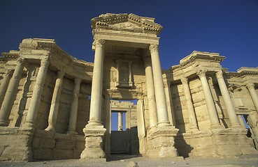 Image showing SYRIA PALMYRA ROMAN RUINS