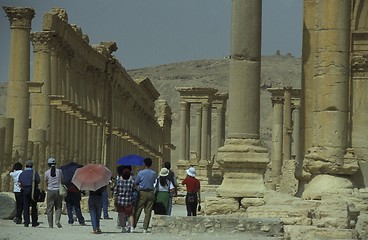 Image showing SYRIA PALMYRA ROMAN RUINS