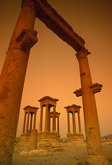 Image showing SYRIA PALMYRA ROMAN RUINS