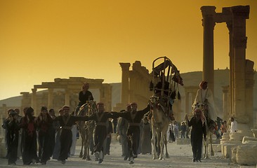 Image showing SYRIA PALMYRA ROMAN RUINS