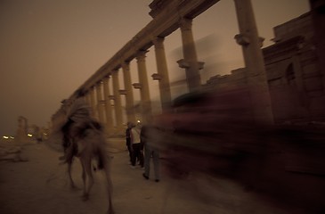 Image showing SYRIA PALMYRA ROMAN RUINS