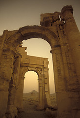 Image showing SYRIA PALMYRA ROMAN RUINS