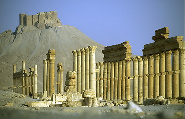 Image showing SYRIA PALMYRA ROMAN RUINS