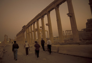 Image showing SYRIA PALMYRA ROMAN RUINS