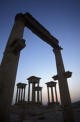 Image showing SYRIA PALMYRA ROMAN RUINS