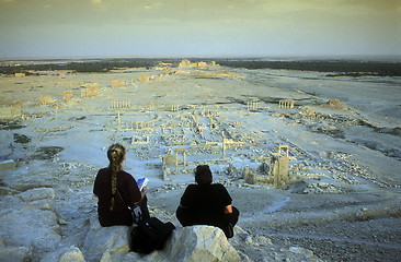 Image showing SYRIA PALMYRA ROMAN RUINS