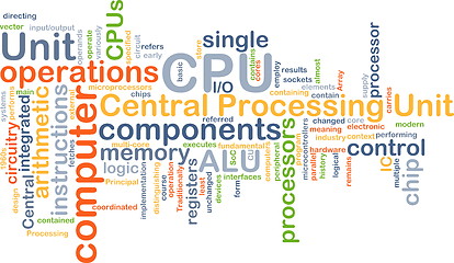 Image showing CPU central processing unit background concept