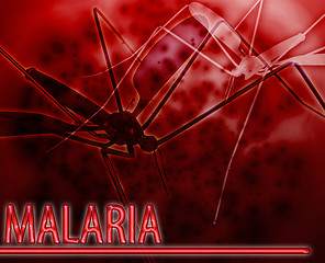 Image showing Malaria Abstract concept digital illustration