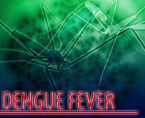 Image showing Dengue fever Abstract concept digital illustration