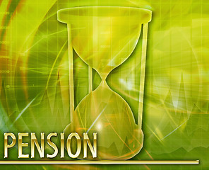 Image showing Pension Abstract concept digital illustration