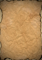 Image showing sheet of aged paper