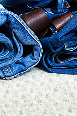 Image showing blue jeans