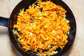 Image showing roasted carrots and onions