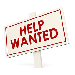 Image showing Help wanted banner