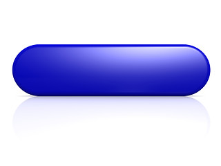 Image showing Blue button 