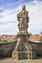 Image showing Statue Kunigunde Bamberg