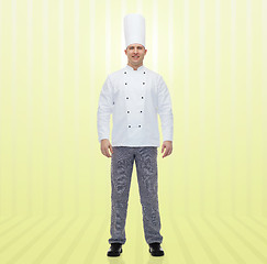Image showing happy male chef cook
