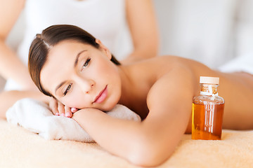 Image showing beautiful woman in spa salon