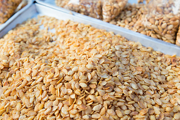 Image showing peanuts at asian street market