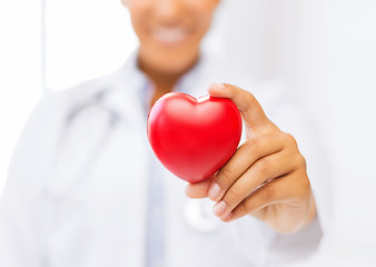 Image showing woman hand with heart