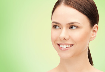 Image showing beautiful young woman face