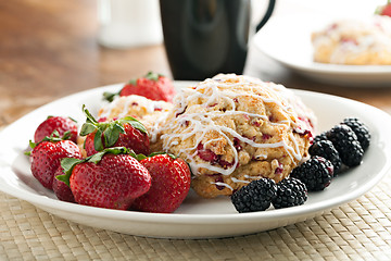 Image showing Orange Cranberry Scone