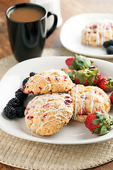 Image showing Orange Cranberry Scones