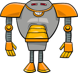 Image showing robot character cartoon illustration