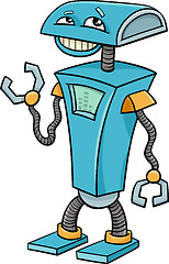 Image showing robot character cartoon illustration