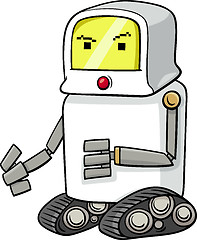 Image showing robot character cartoon illustration