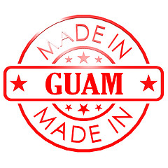 Image showing Made in Guam red seal