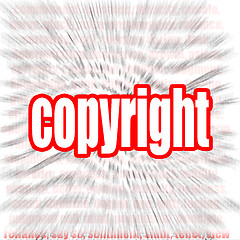 Image showing Copyright word cloud