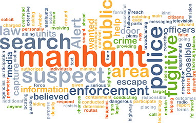 Image showing Manhunt background concept