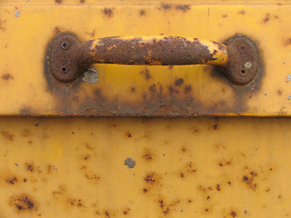 Image showing Rusty handle