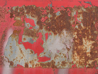 Image showing Red & rust