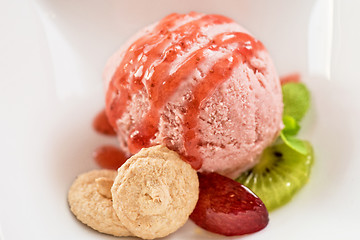 Image showing Fruit ice cream