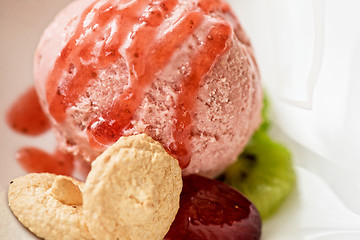 Image showing Fruit ice cream