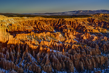 Image showing dawn at bryce point, bryce canyon