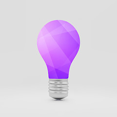 Image showing Lightbulb idea symbol. 3d vector illustration. 