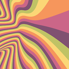 Image showing Pattern with optical illusion. Abstract background. Optical art.